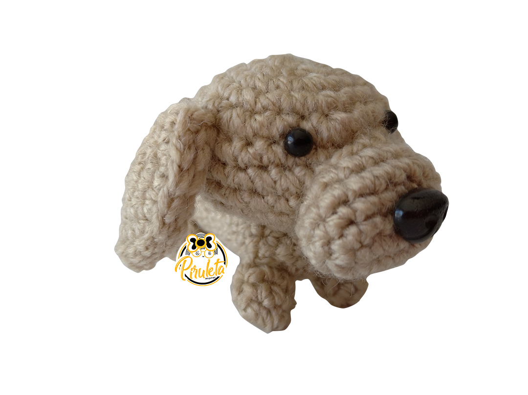 Perrito tejido crochet, mascota amigurumi - Imagen 7