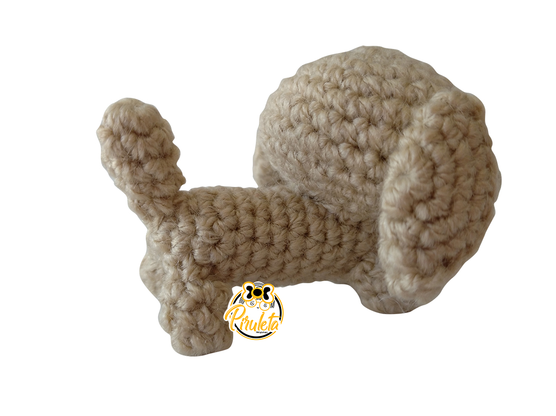 Perrito tejido crochet, mascota amigurumi - Imagen 3